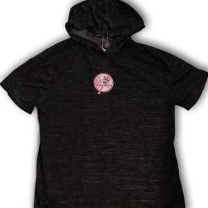 yankees short sleeve hoodie
